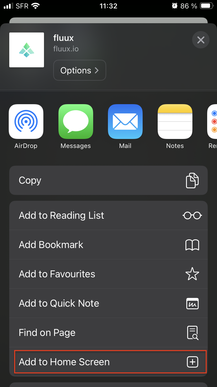 Enabling Fluux.io WebPush on a PWA on iOS