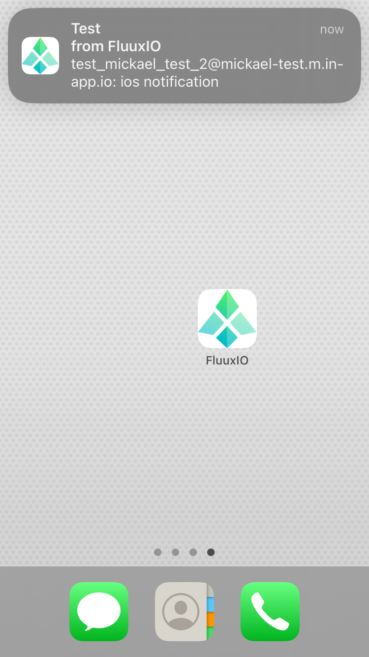 Enabling Fluux.io WebPush on a PWA on iOS
