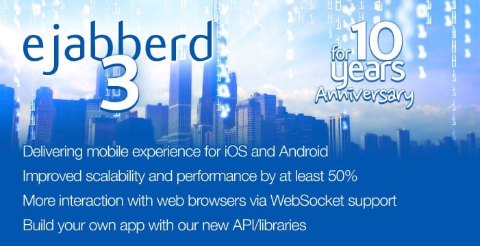 Closed protocols come and go – ejabberd and XMPP remains – 10 years of ...